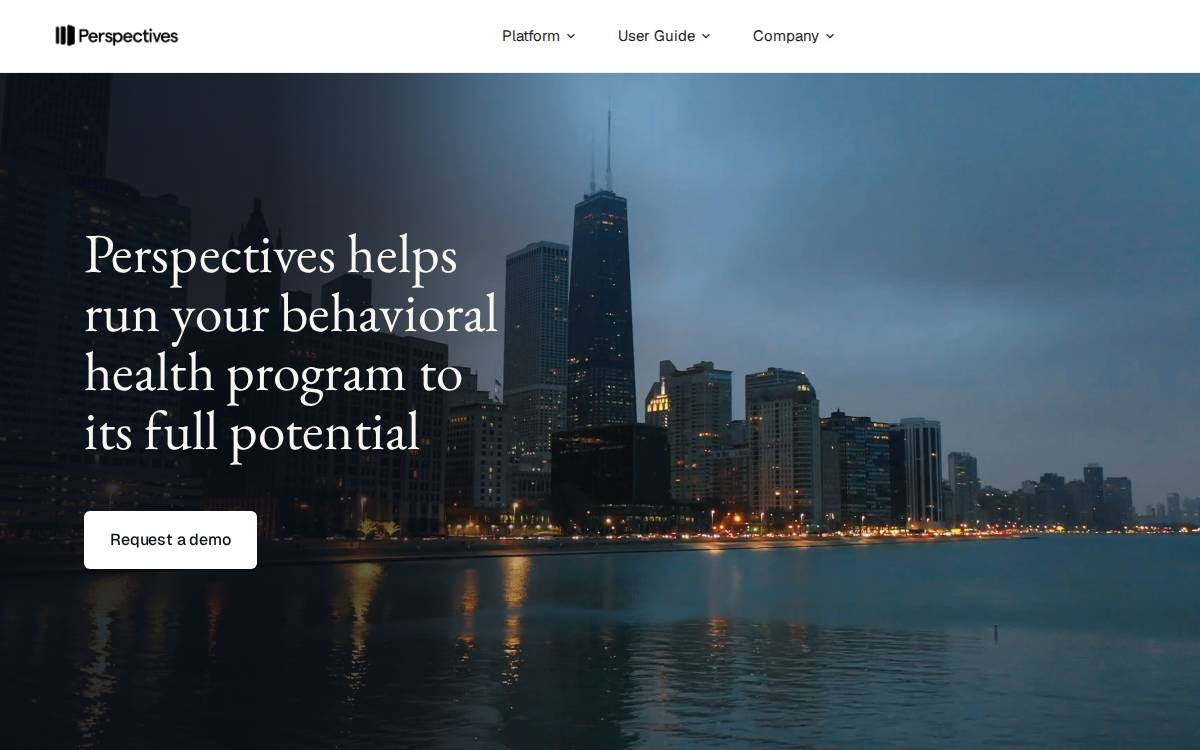 Perspectives Health website preview