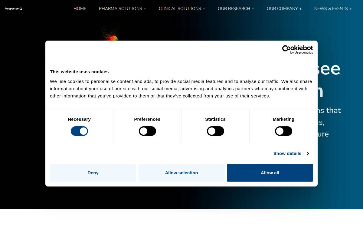 Perspectum website preview