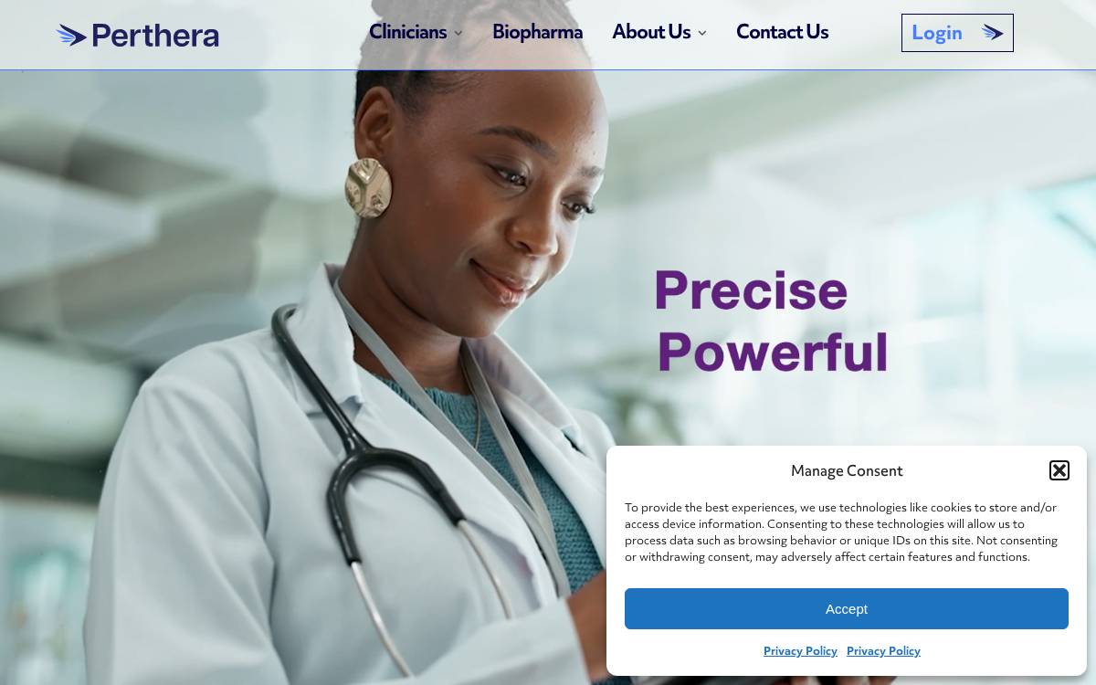 Perthera website preview