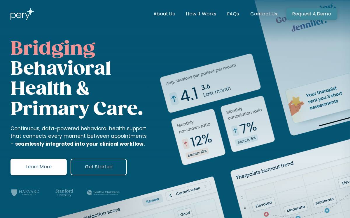 Pery website preview