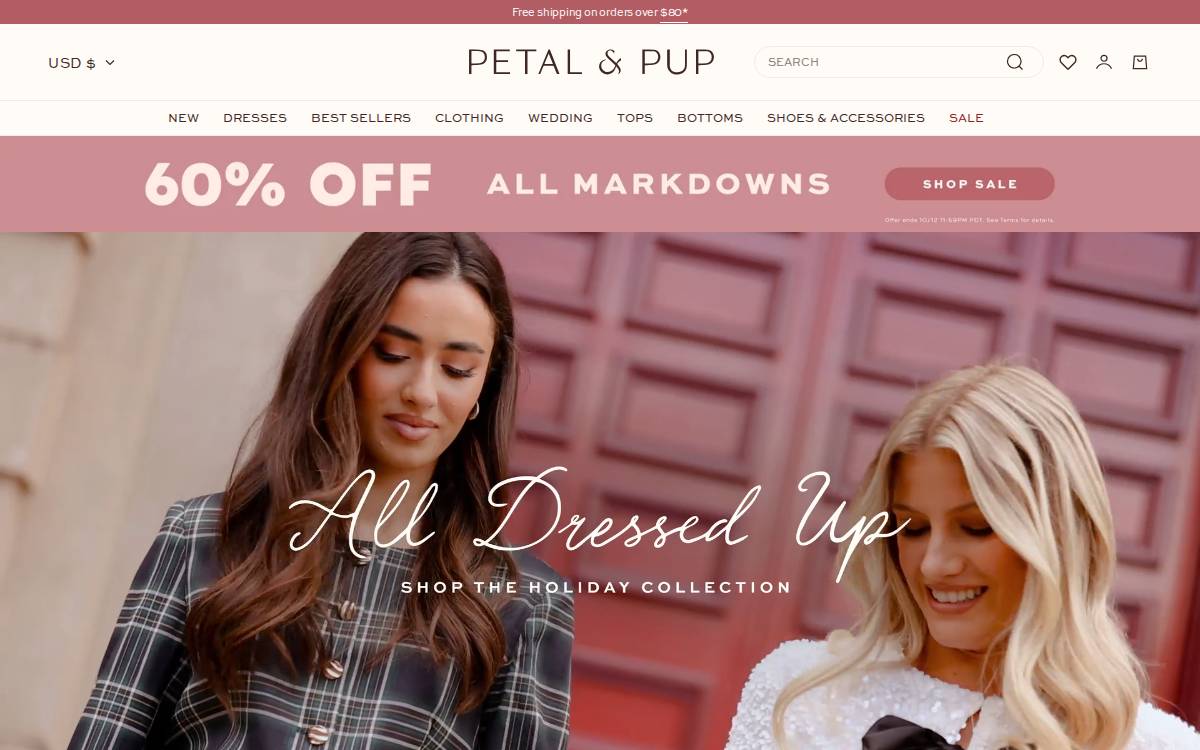 Petal & Pup website preview