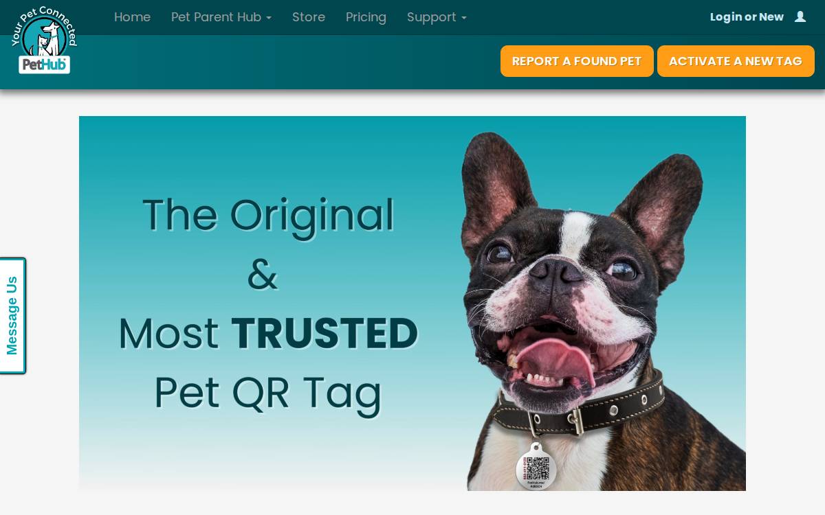 Pethub website preview