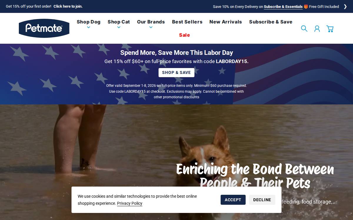 Petmate website preview