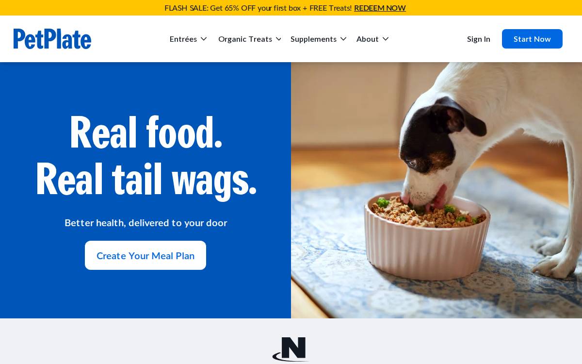 Petplate website preview