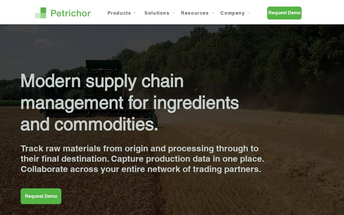Petrichorglobal website preview