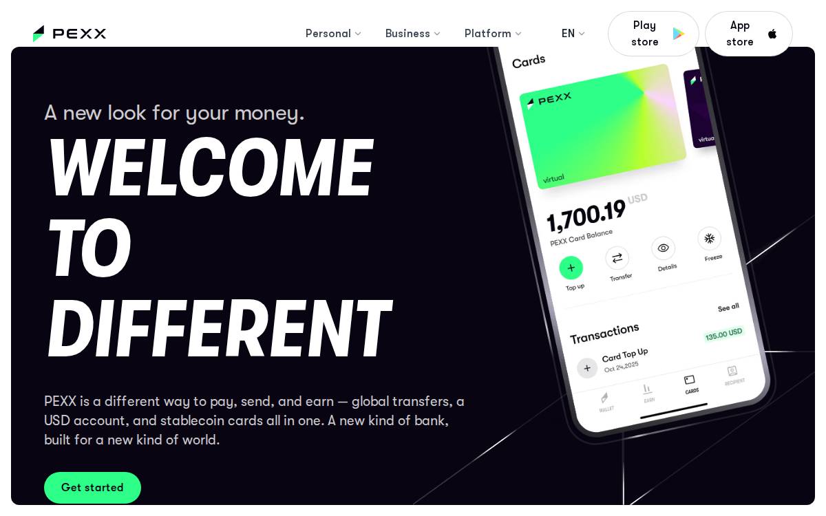 PEXX website preview
