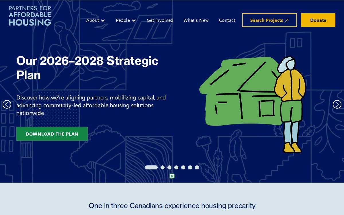 Pfah website preview