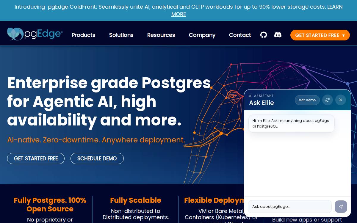pgEdge website preview