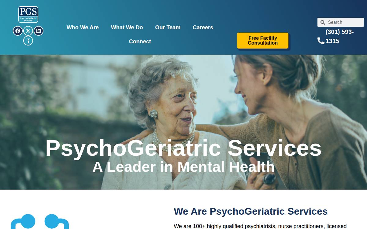 PGS NH Care website preview