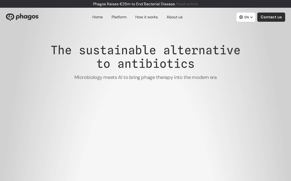 Phagos website preview