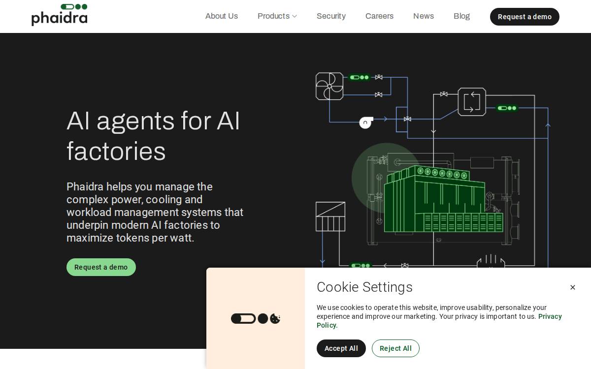 Phaidra website preview