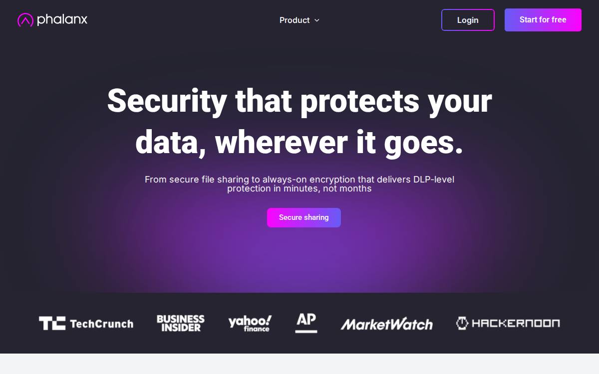 Phalanx website preview