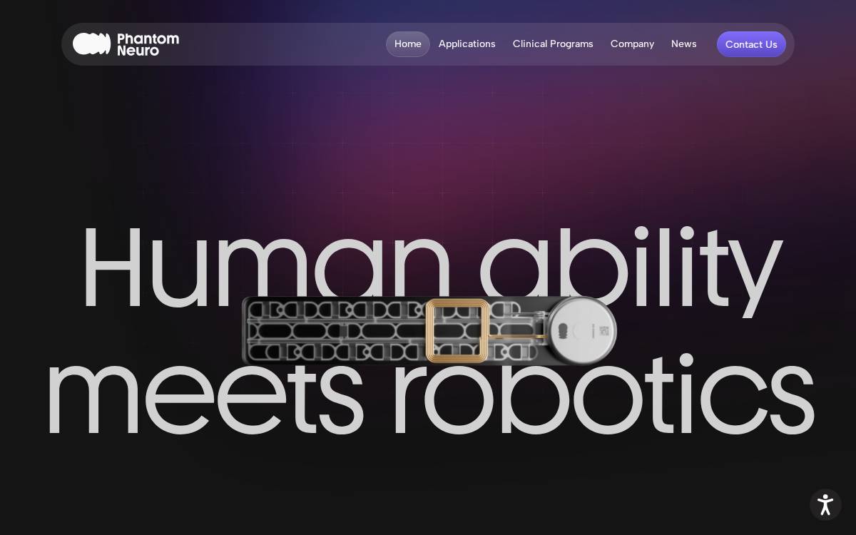Phantom Neuro website preview