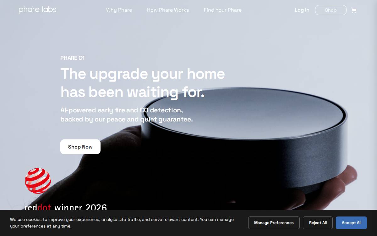 Phare Labs website preview