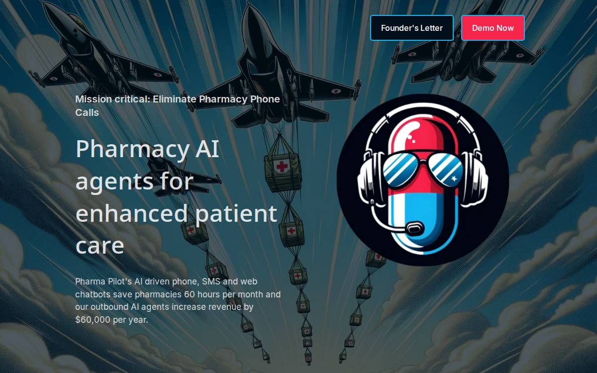 Pharma Pilot website preview