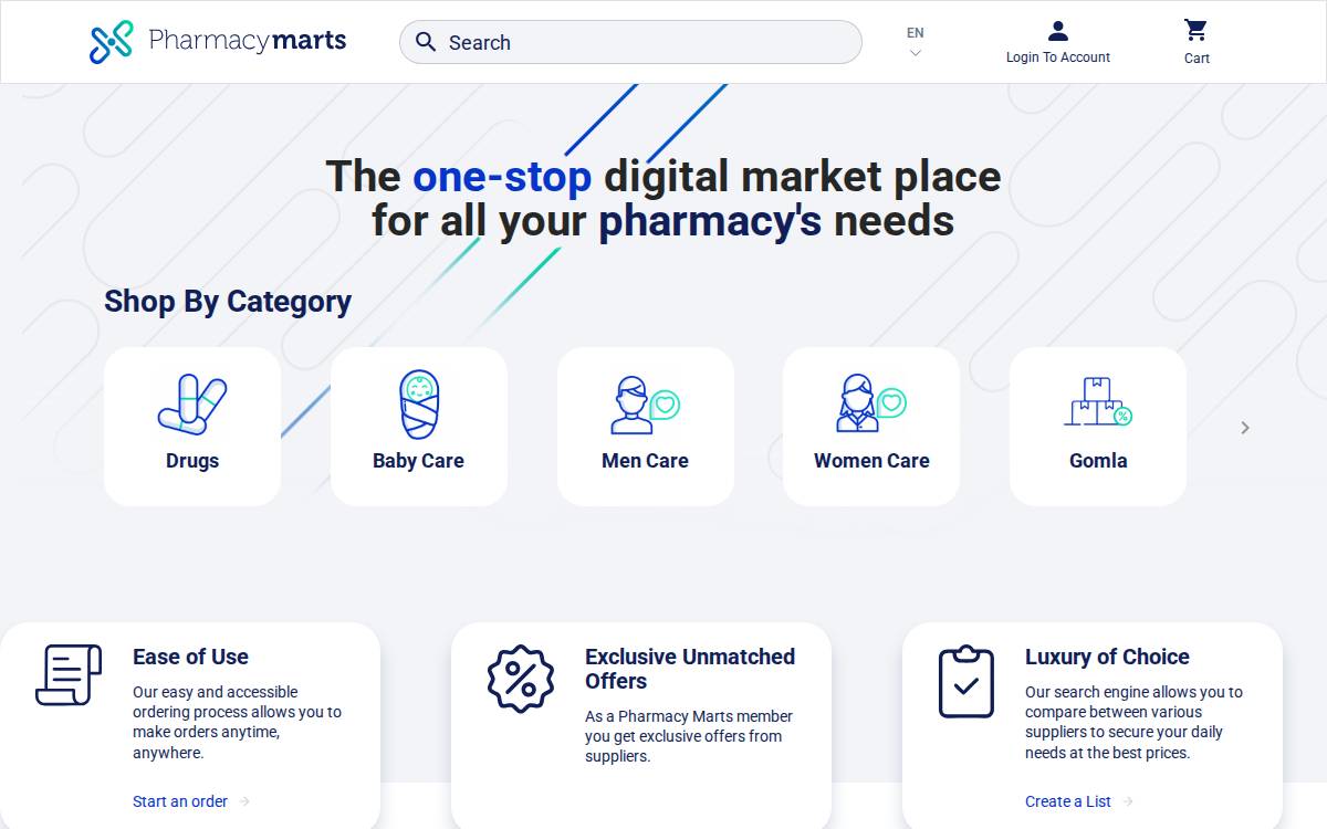 Pharmacy Marts website preview