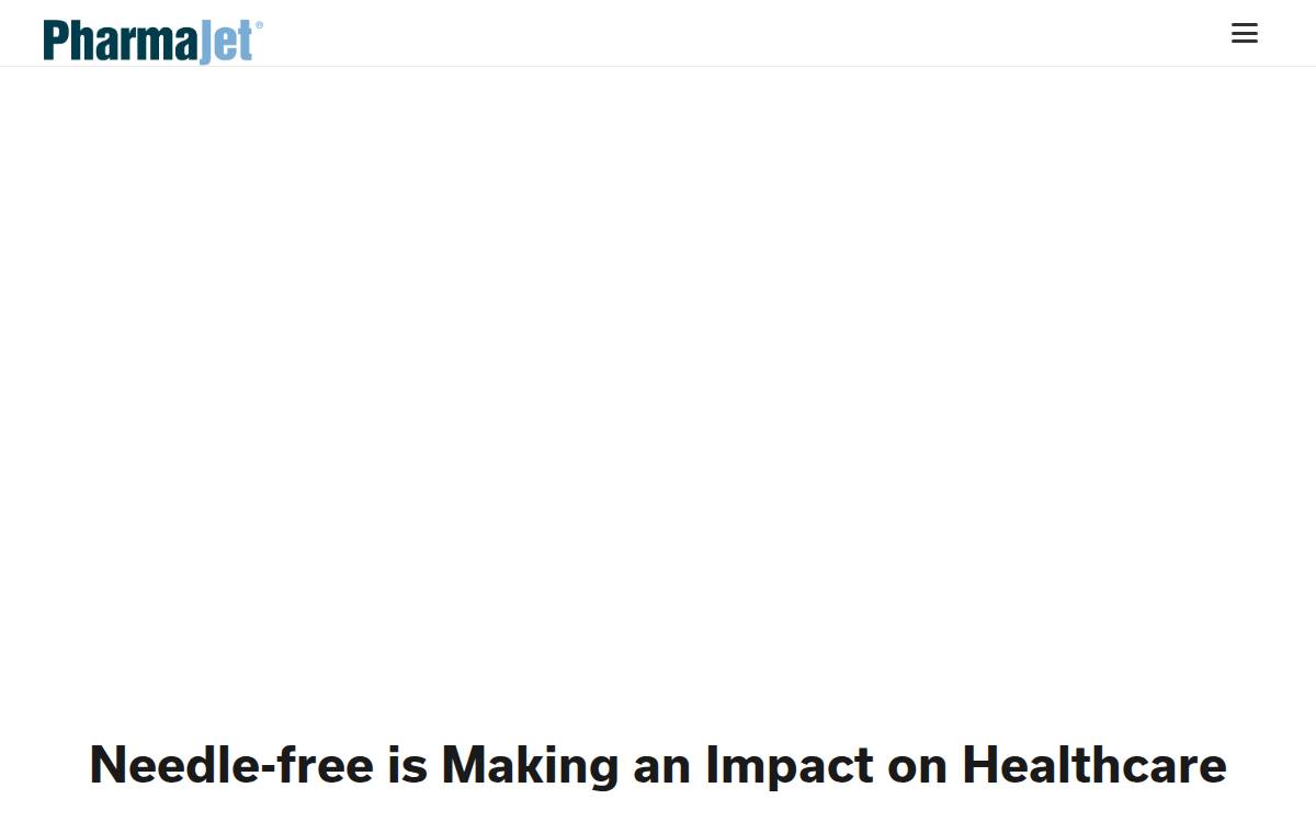 PharmaJet website preview