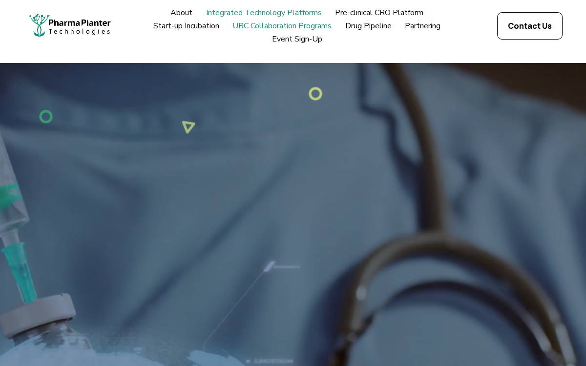 PharmaPlanter website preview