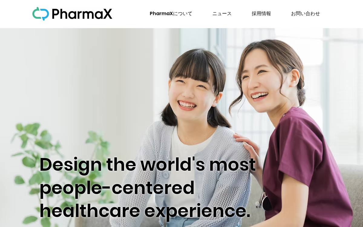PharmaX website preview