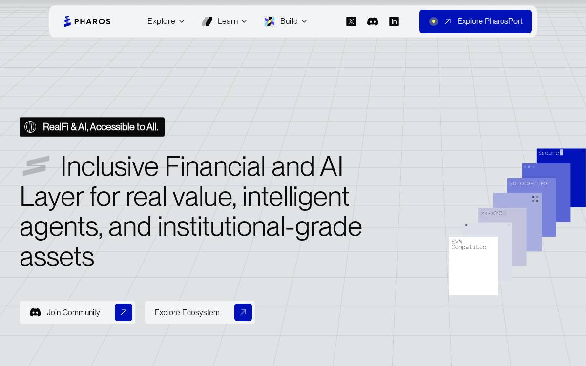 Pharos website preview