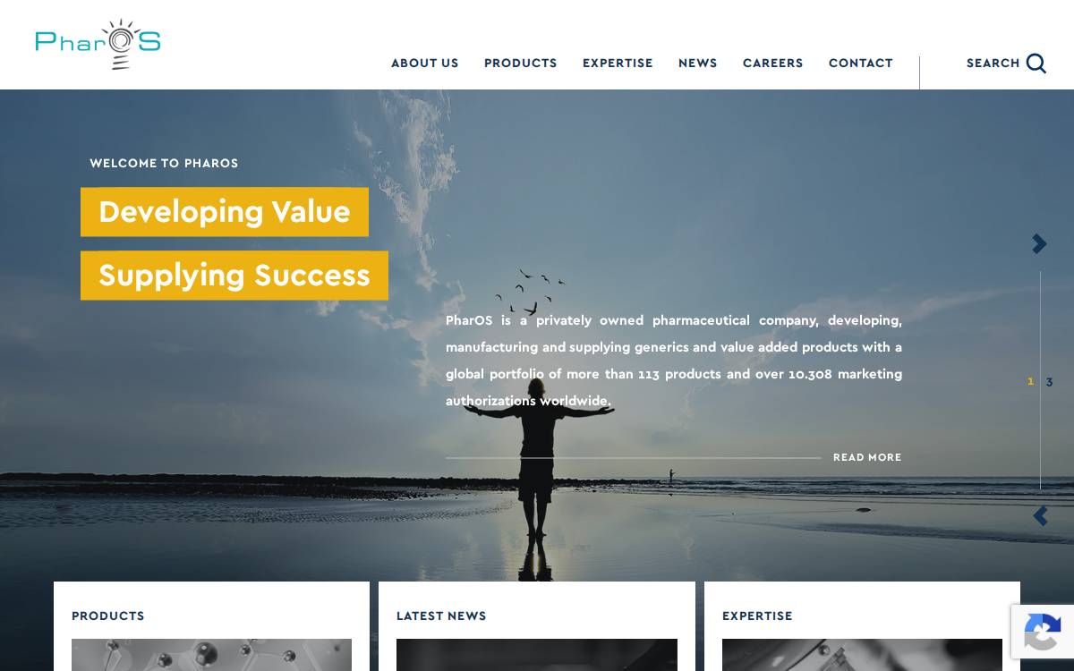Pharosgr website preview