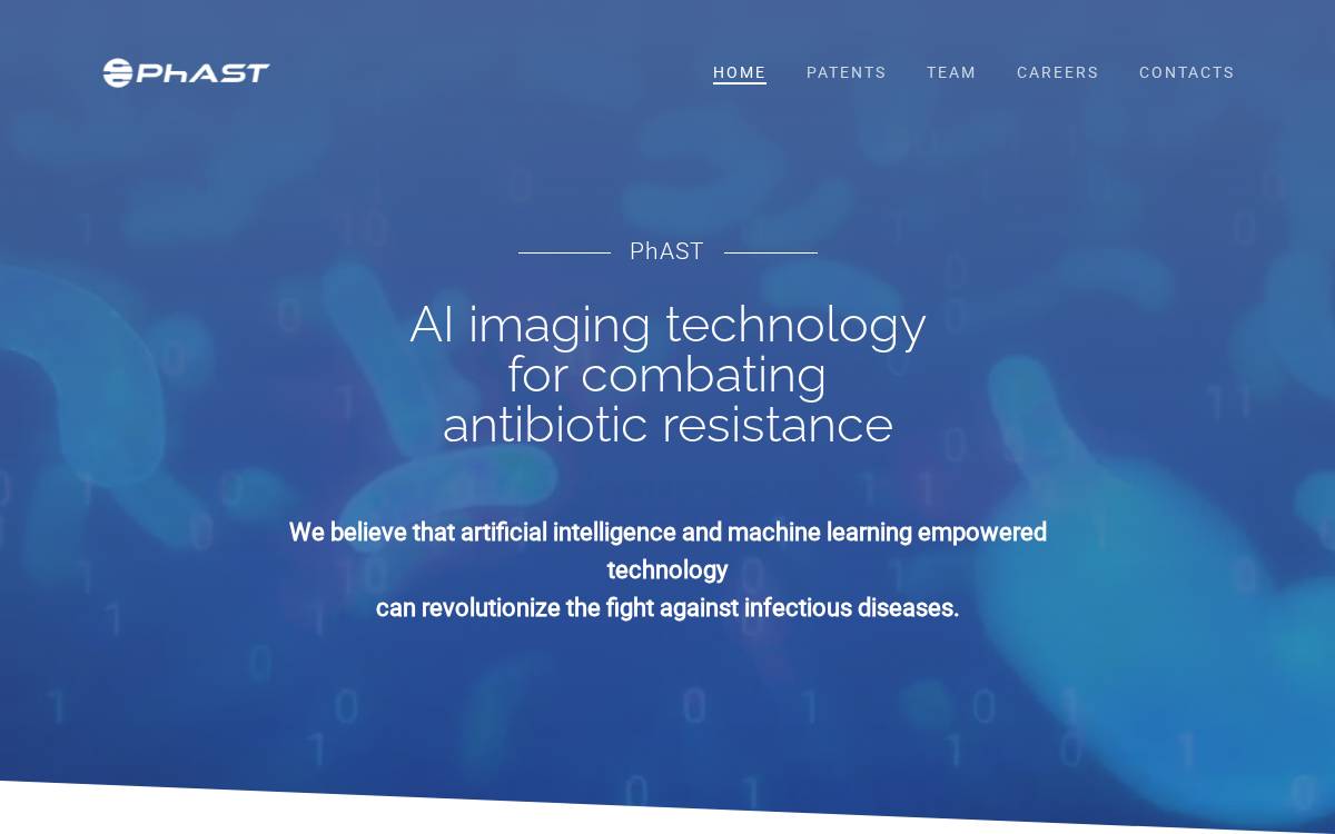 PhAST website preview