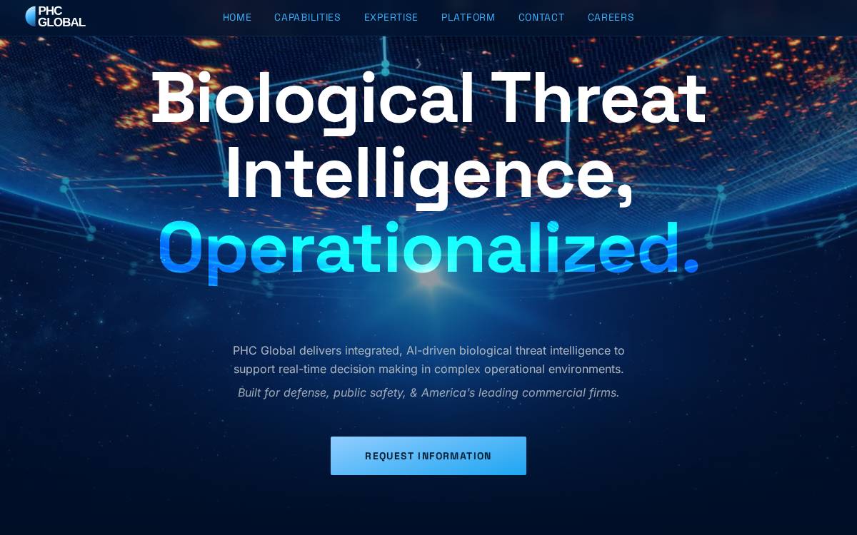 PHC Global website preview