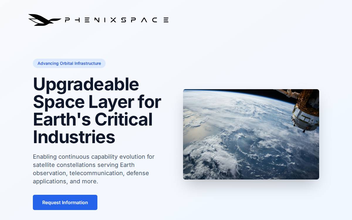 Phenixspace website preview