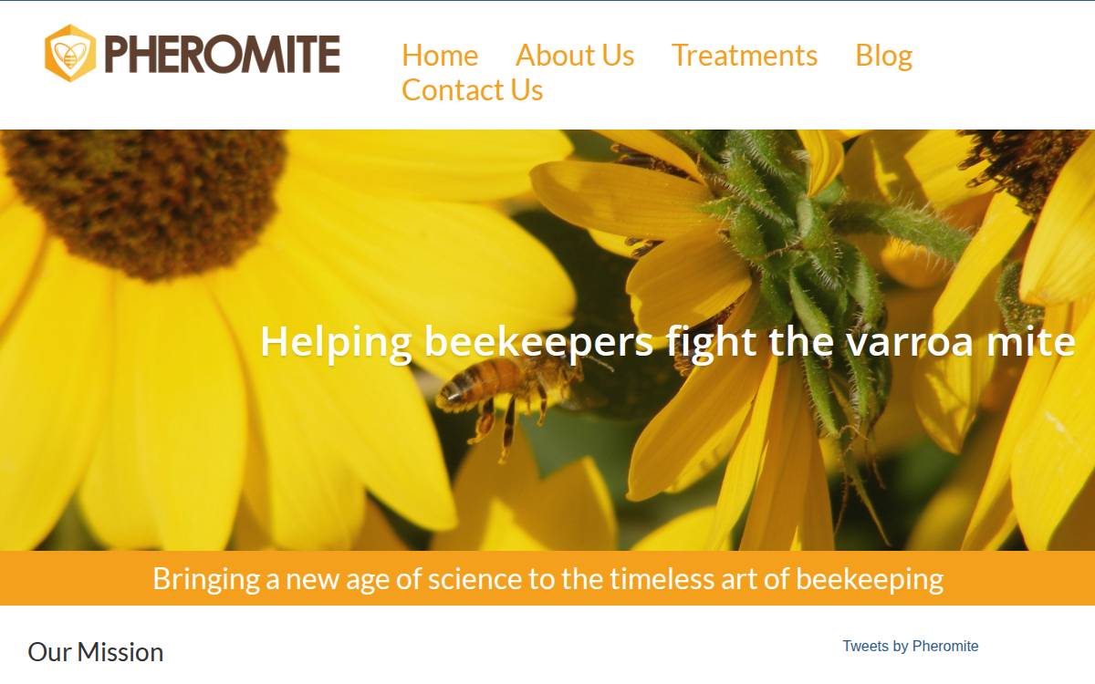 Pheromite website preview