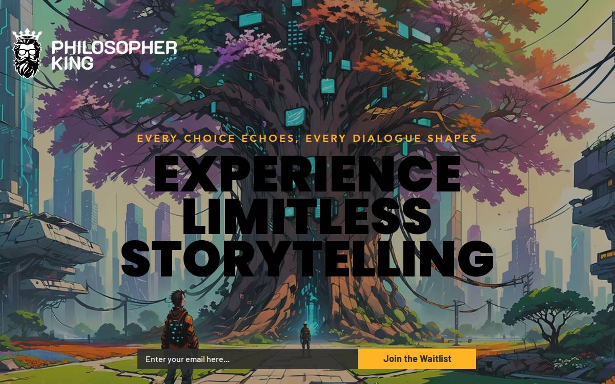 Philosopher King website preview