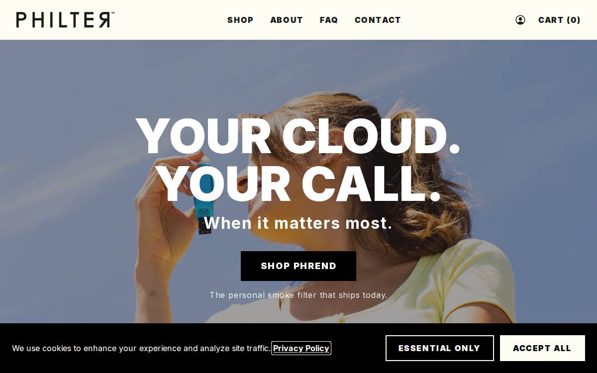 Philter Labs website preview