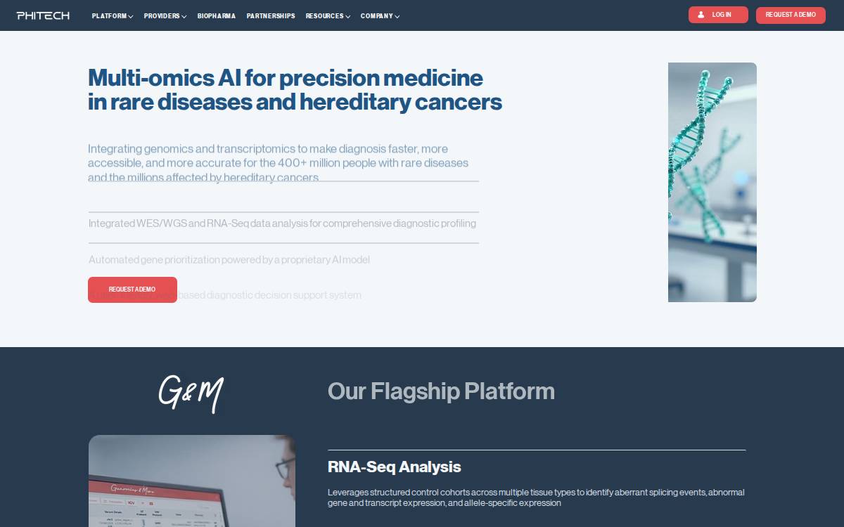 PhiTech website preview