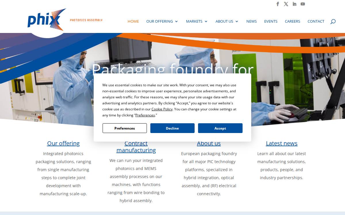 Phix website preview