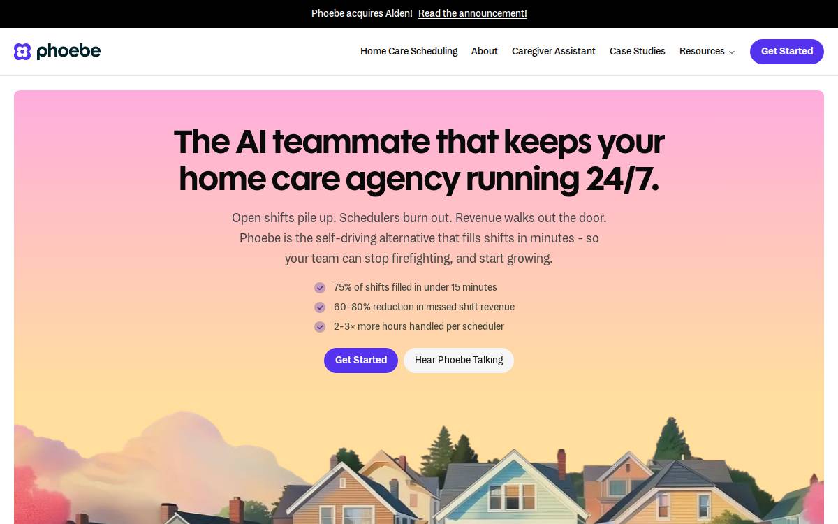 Phoebe website preview