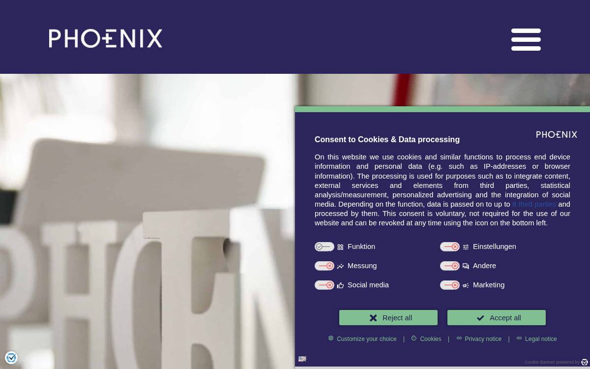 Phoenix Games website preview