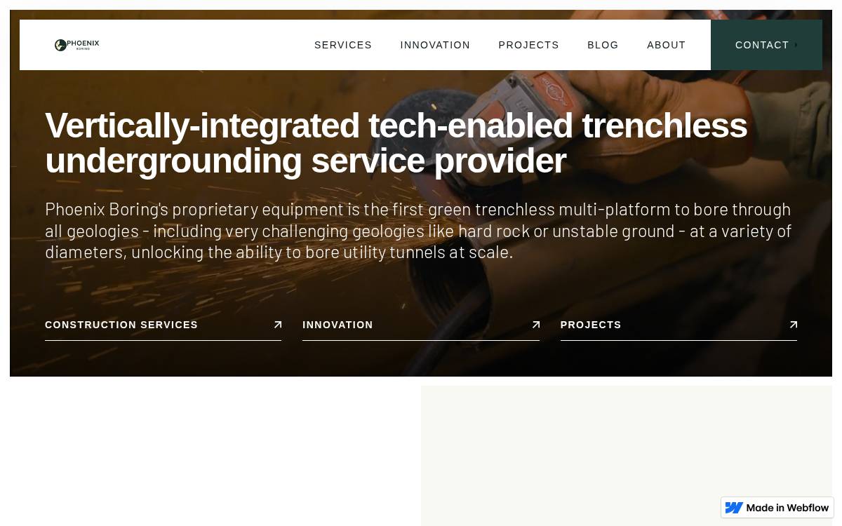 Phoenix Boring website preview