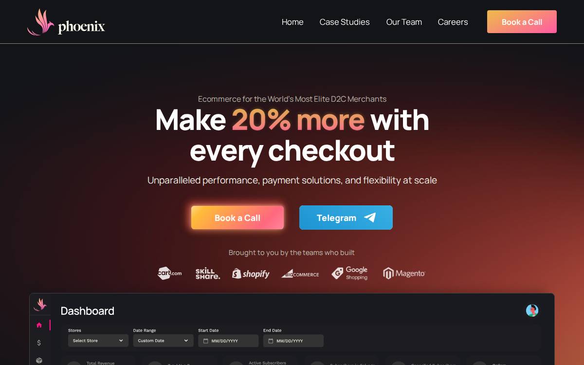 Phoenixtechnologies website preview