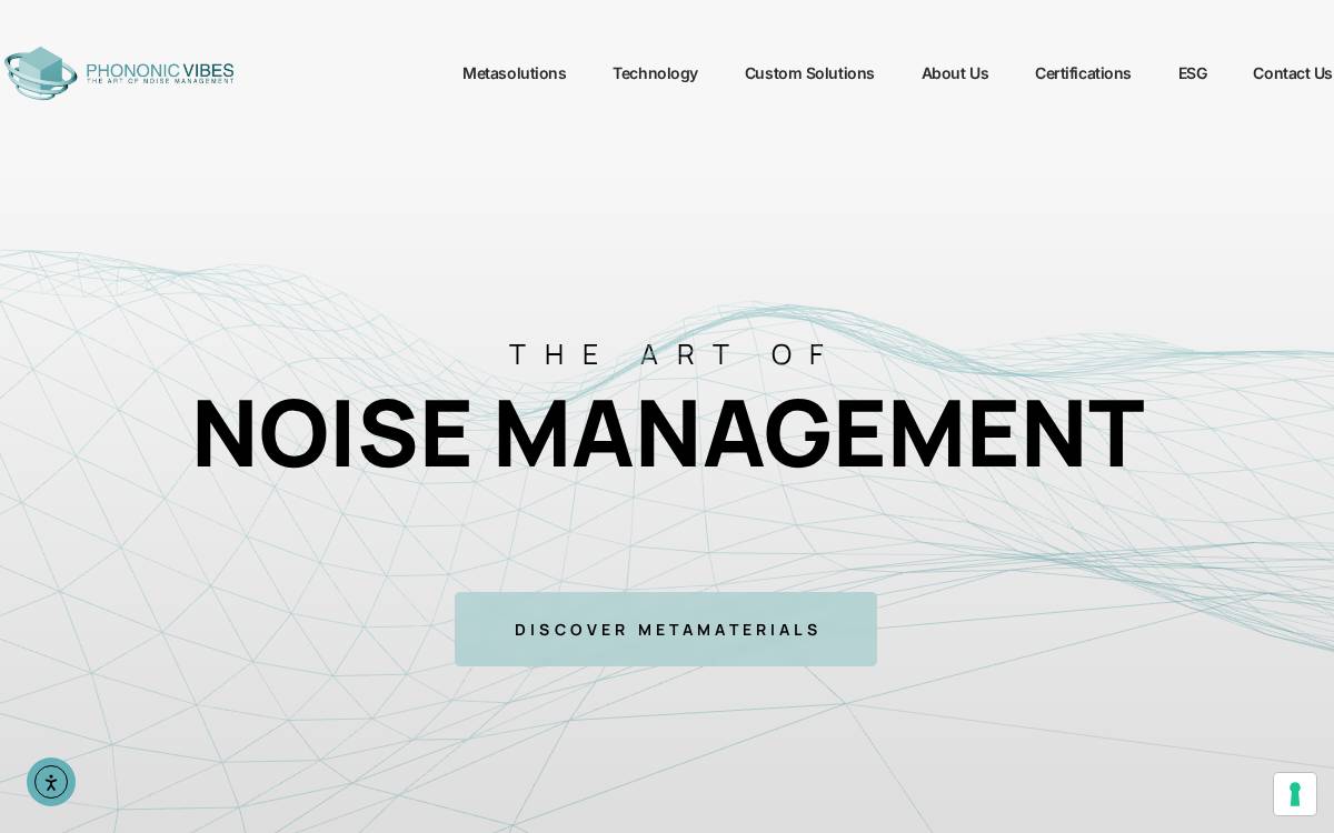Phononic Vibes website preview