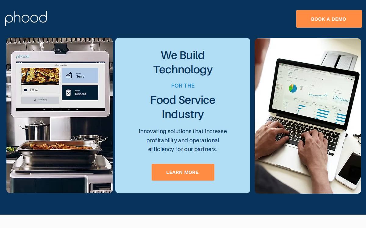 Phood Solutions website preview