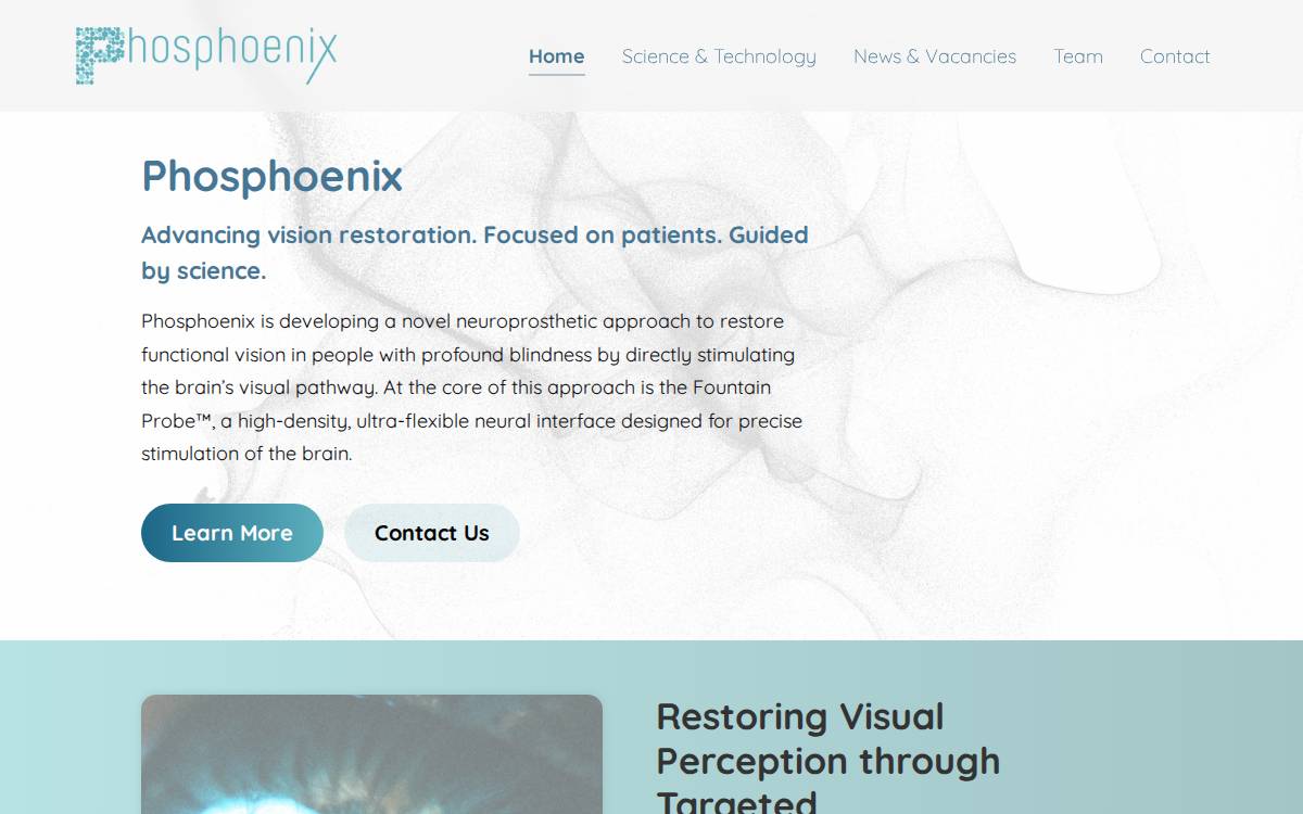 Phosphoenix website preview