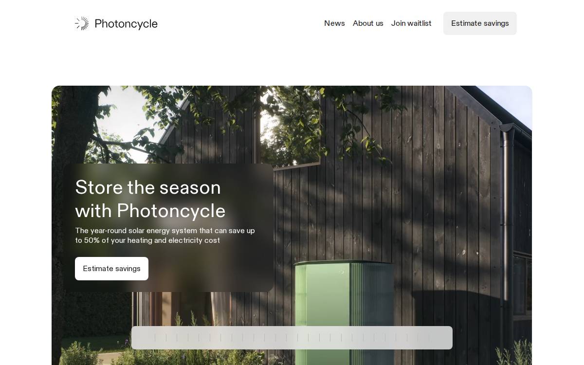 Photoncycle website preview