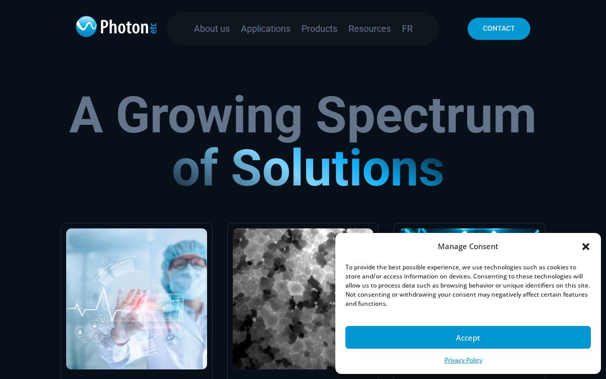 Photonetc website preview