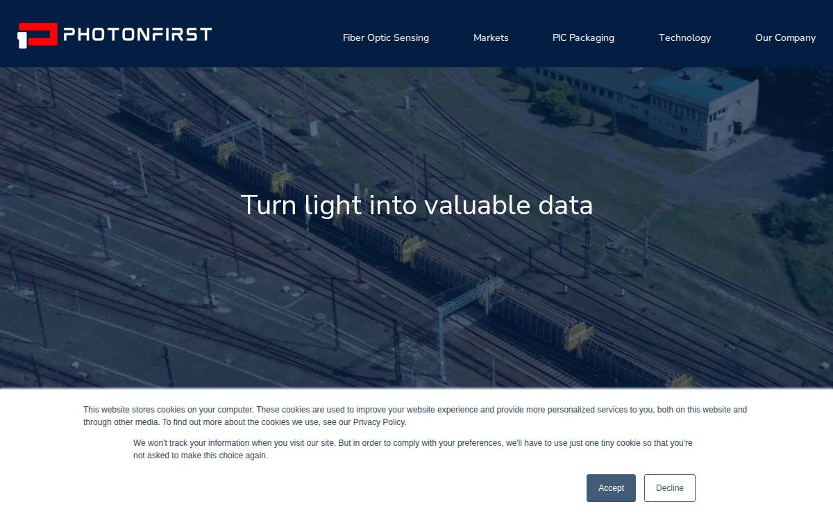 Photonfirst website preview