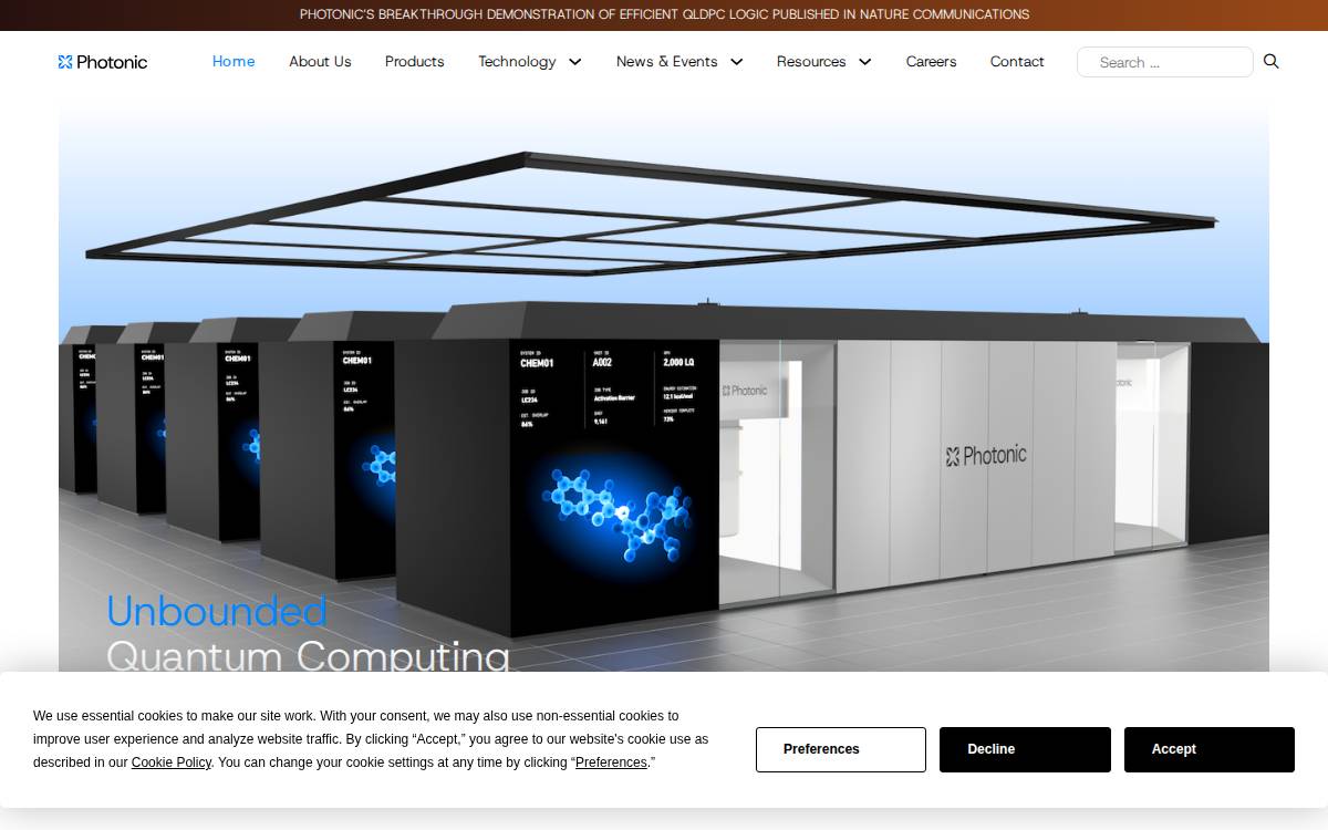 Photonic website preview