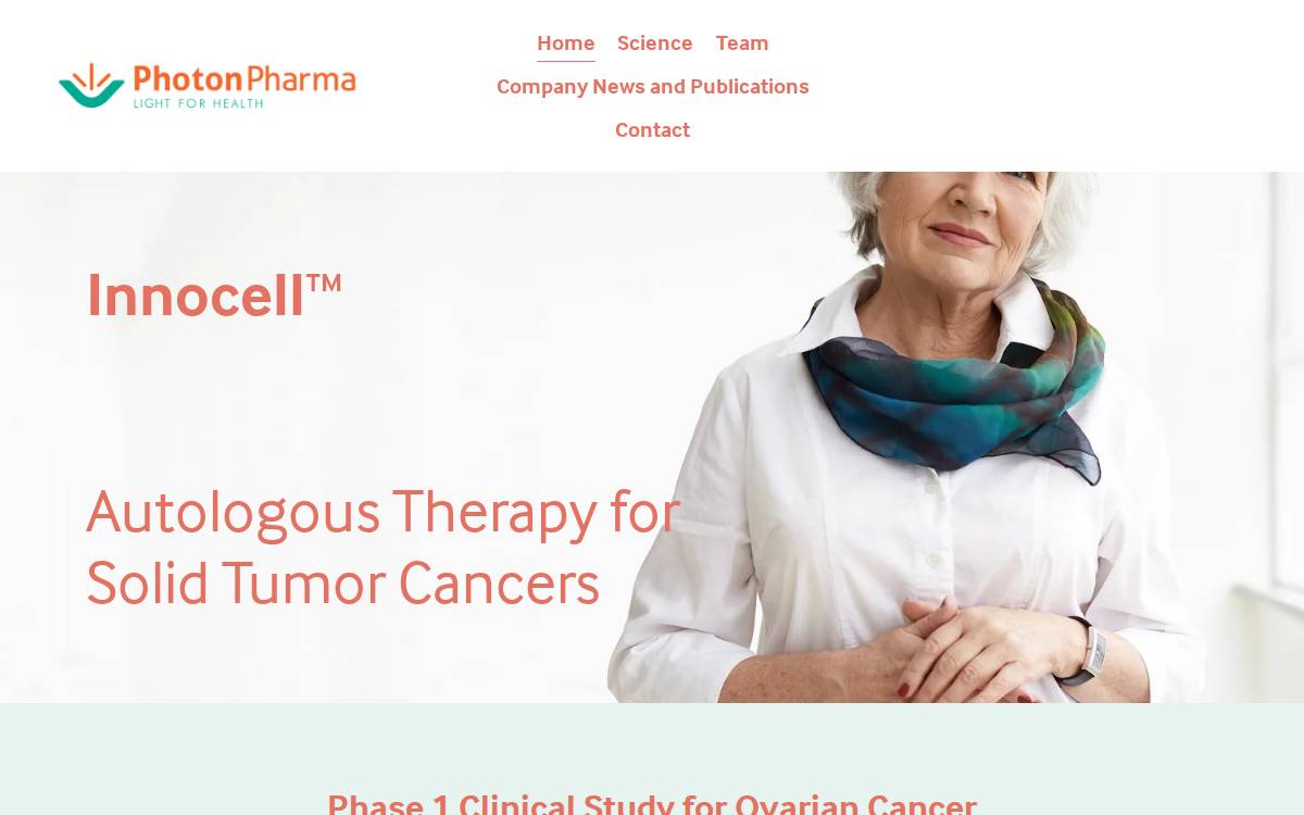 PhotonPharma website preview