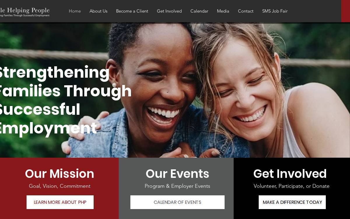 Phputah website preview