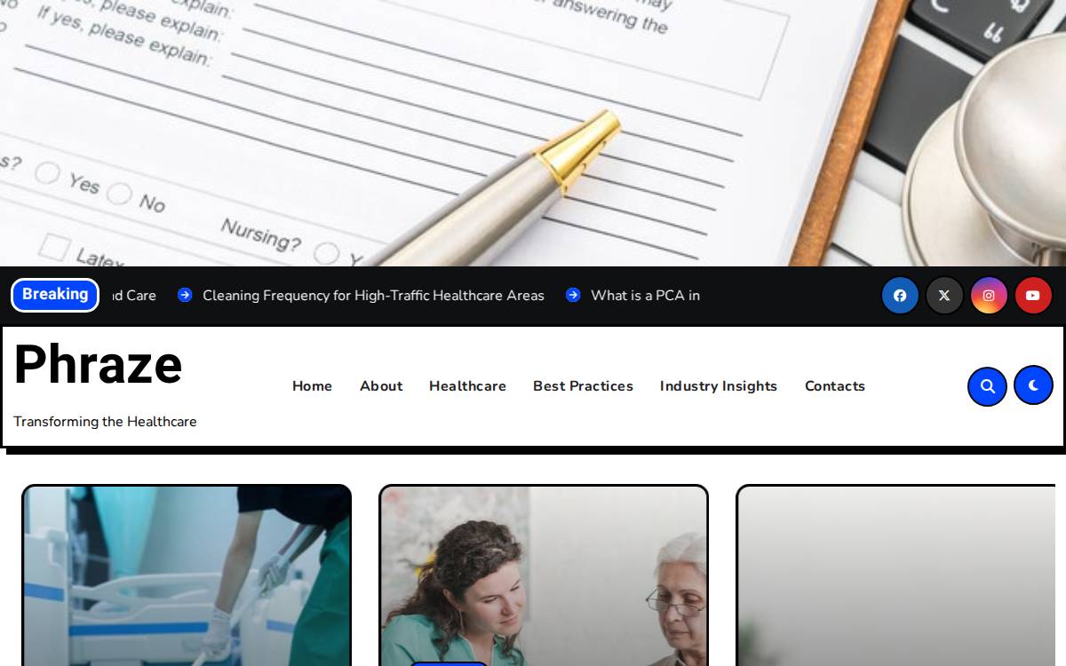 Phraze website preview