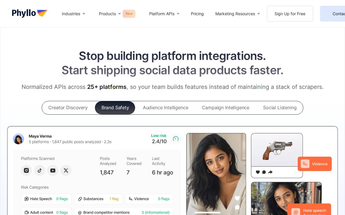 Phyllo website preview