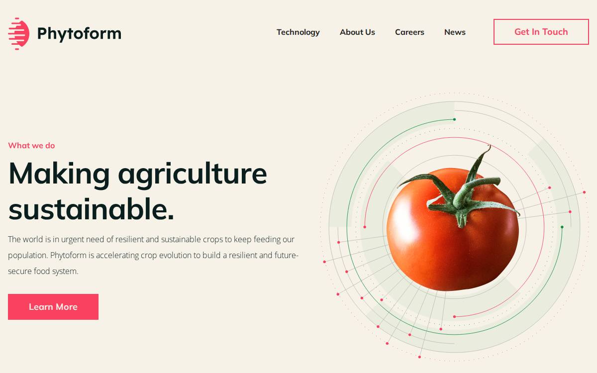 Phytoform website preview