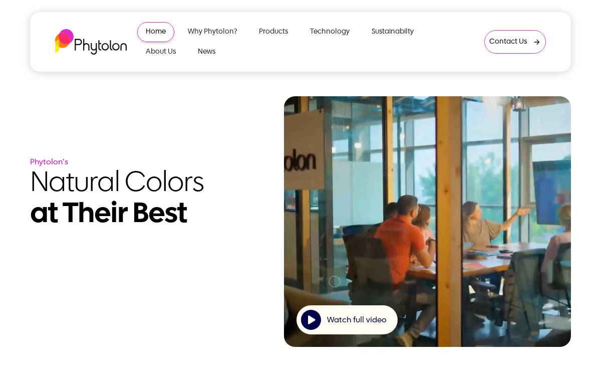 Phytolon website preview